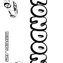 London coloring pages