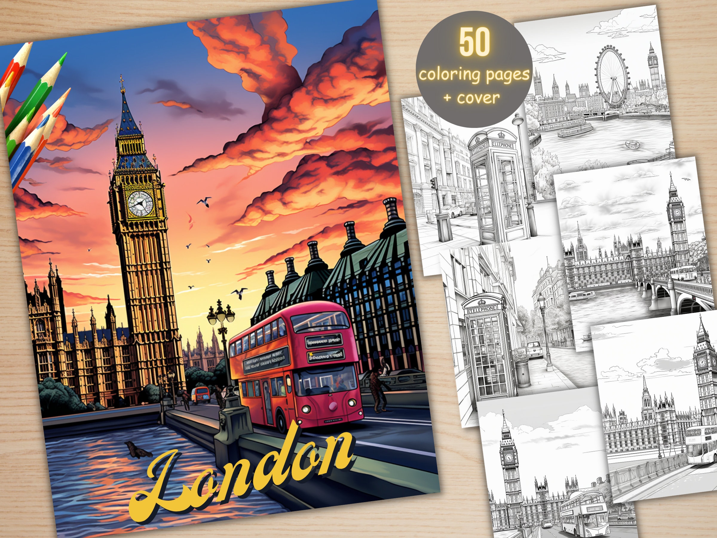 London coloring book