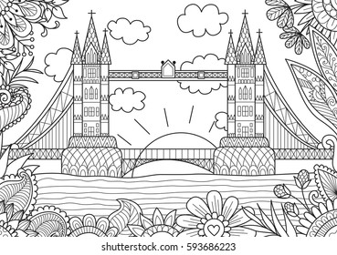 London coloring page images stock photos d objects vectors