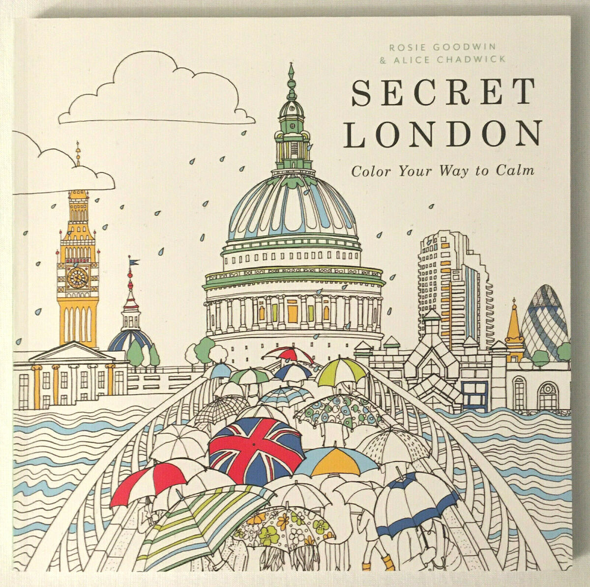 Secret london adult coloring book