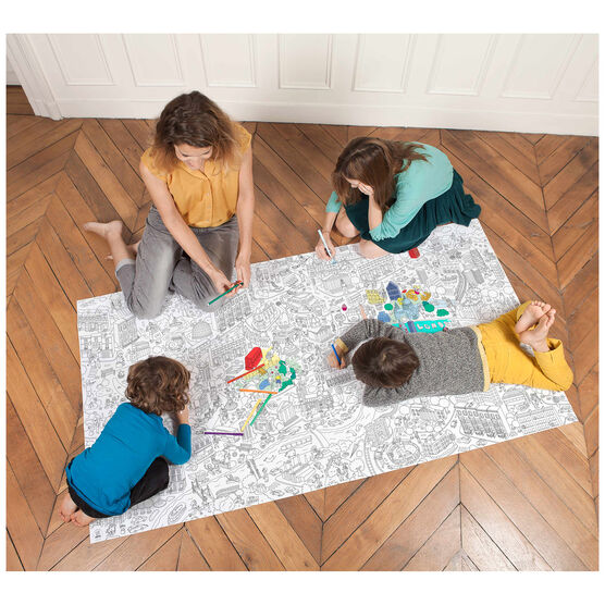 Giant london colouring poster art craft