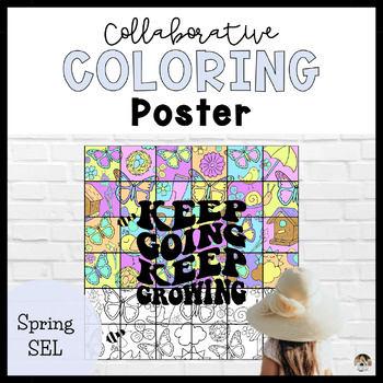 Collaborative poster growth mindset bulletin board puzzle coloring pages
