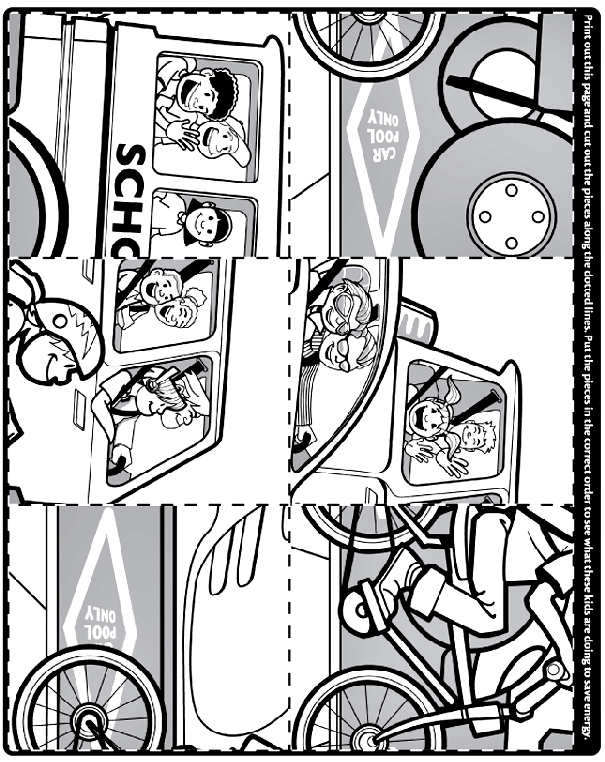 Energy saving puzzle