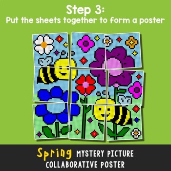 March coloring pages activity puzzle spring mystery picture sheets bundle