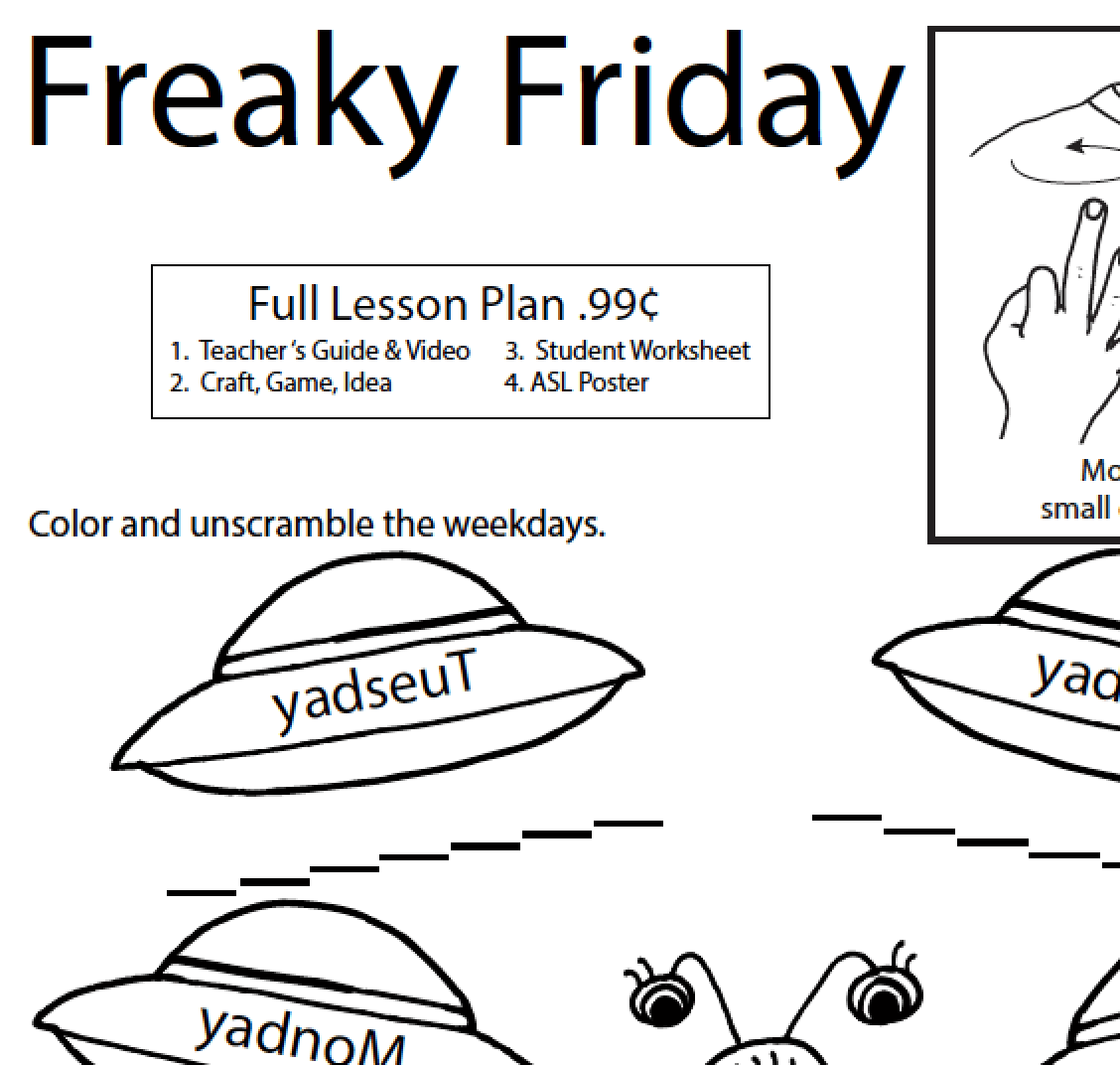 Coloring sheet