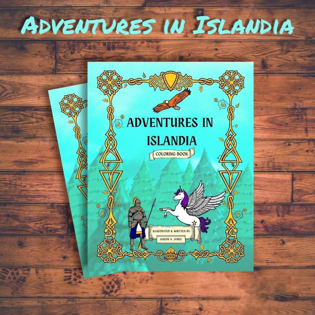I made an interactive coloring and activity book called adventures in islandia tell me what you think please rcoloring