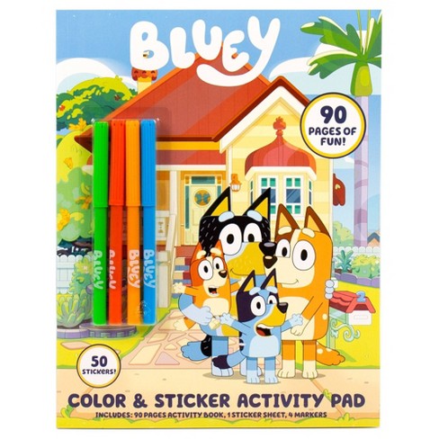 Bluey coloring and activity book