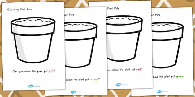 Louring plant pots teacher made
