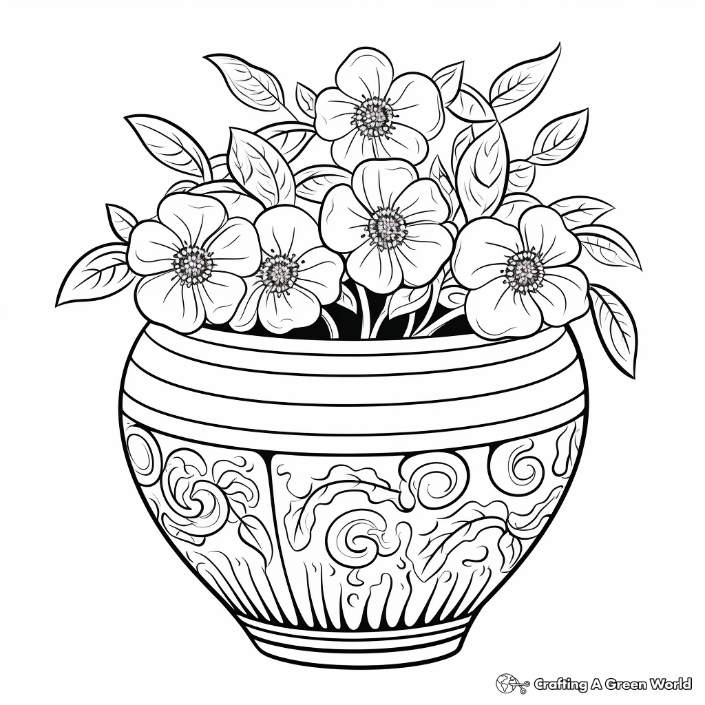 Pottery coloring pages