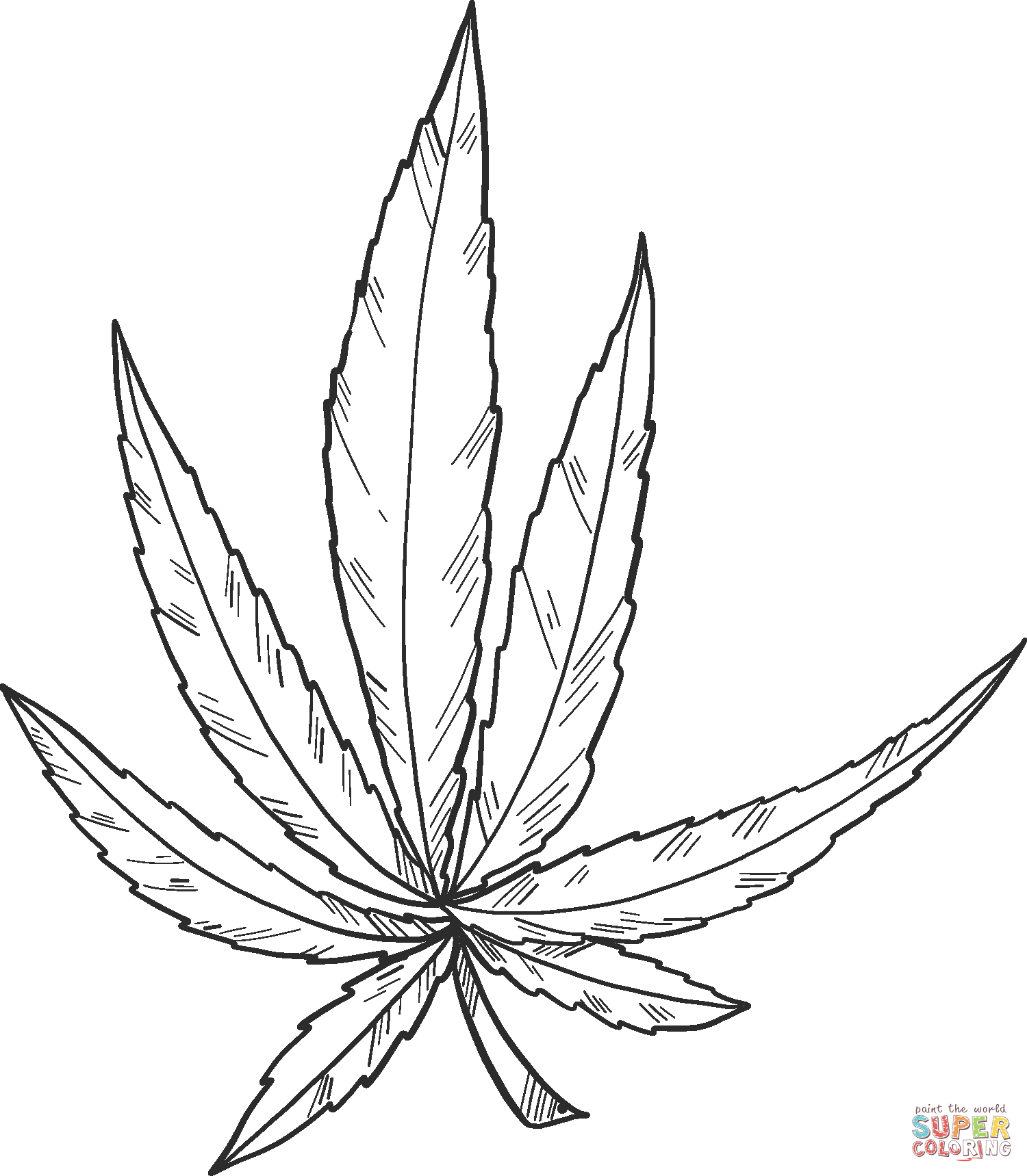 Marijuana coloring page free printable coloring pages