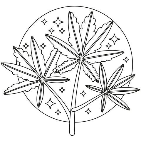 Marijuana coloring page free printable coloring pages