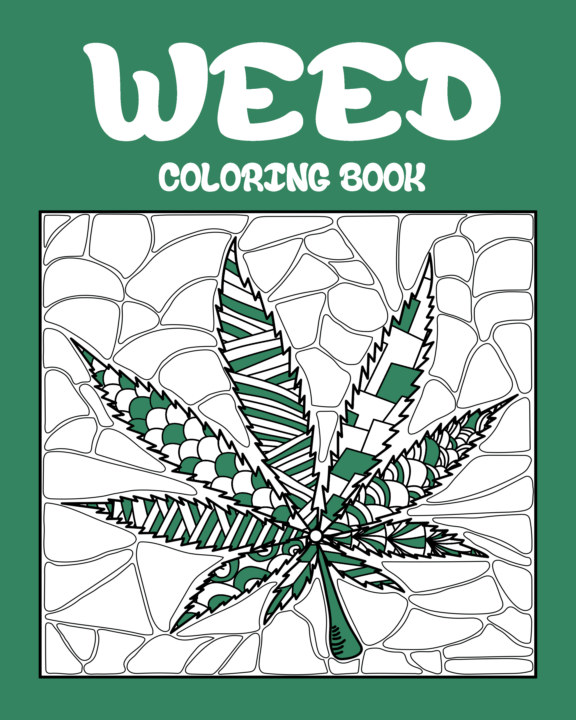 Weed coloring book by paperland books nada