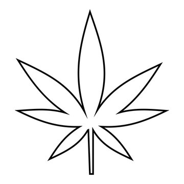 Weed leaf outline images â browse photos vectors and video