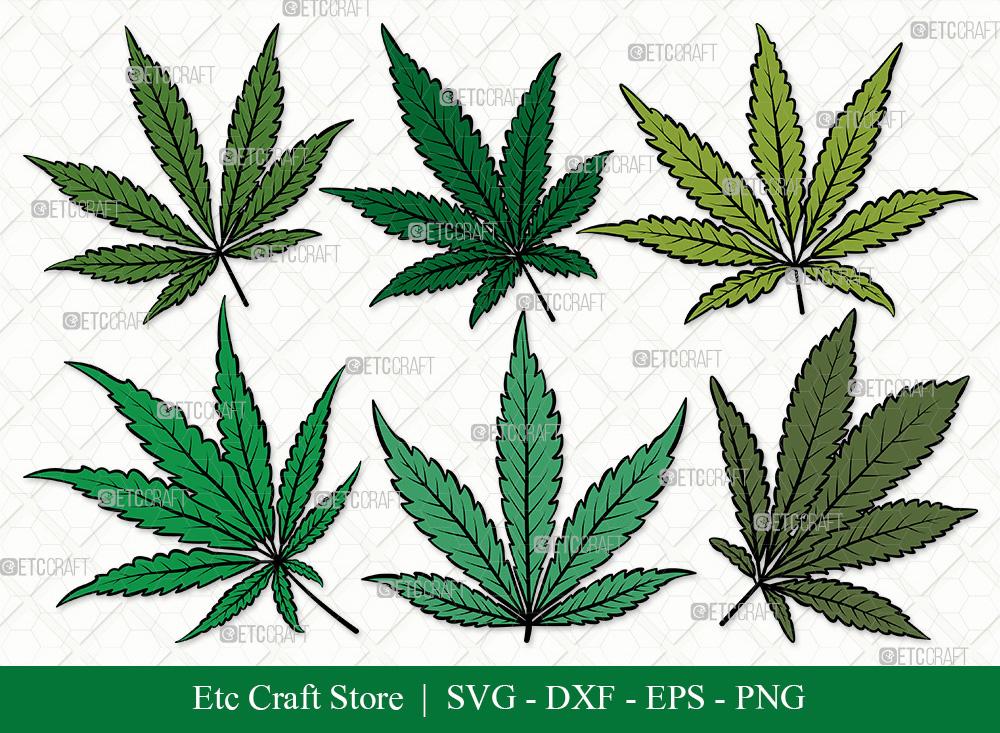 Marijuana leaf svg cut file cannabis svg weed leaf svg pot leaf svg cannabis bundle smoke svg eps dxf png