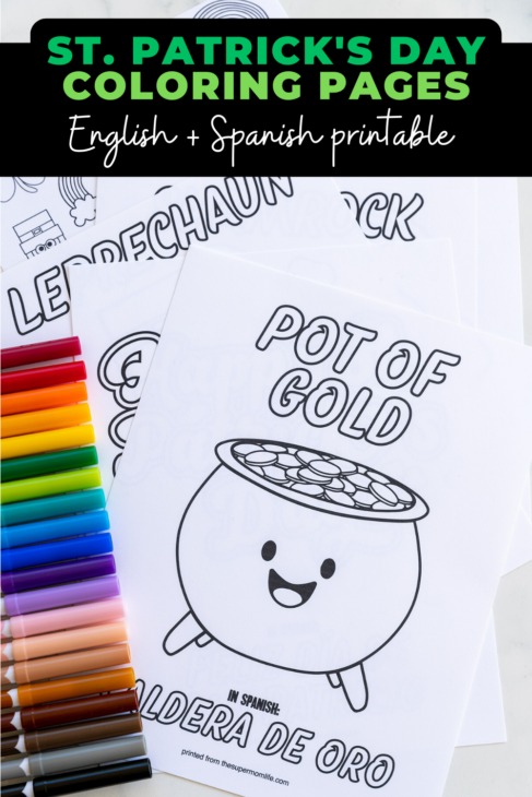 St patricks day coloring pages