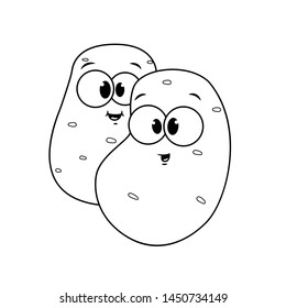 Potato coloring book images stock photos d objects vectors
