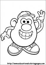 Potato head coloring pages