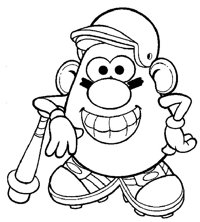 Mr potato head coloring pages