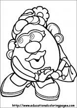 Potato head coloring pages