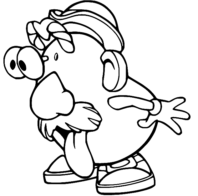 Mr potato head coloring pages