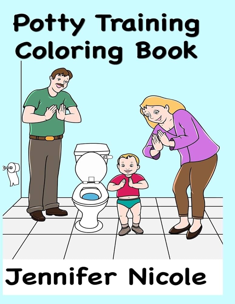 Potty training coloring book nicole jennifer books