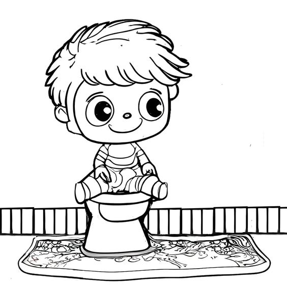 Potty training coloring pages toitygo in potty training potty coloring pages