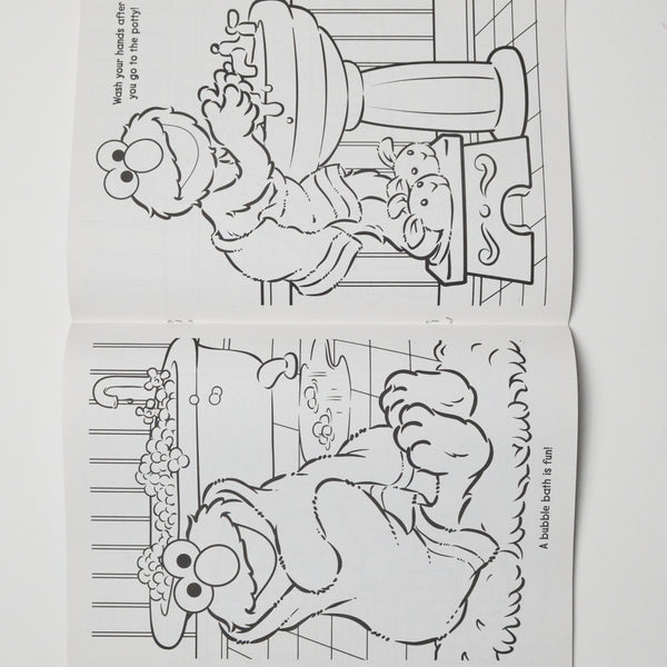 Sesame street potty book coloring activity book â make mend
