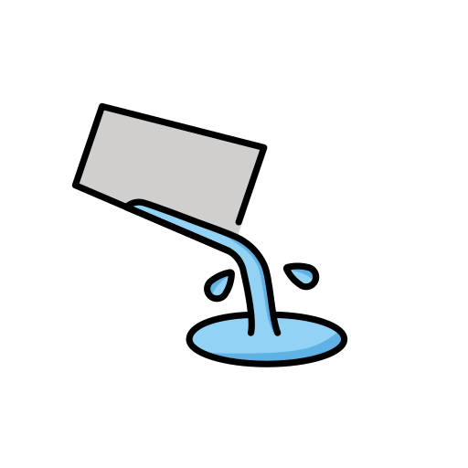 Ð pouring liquid emoji spill emoji