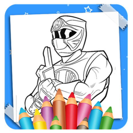 Rangers coloring book game