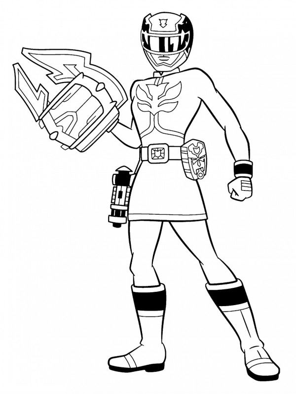 Power rangers printable coloring pages