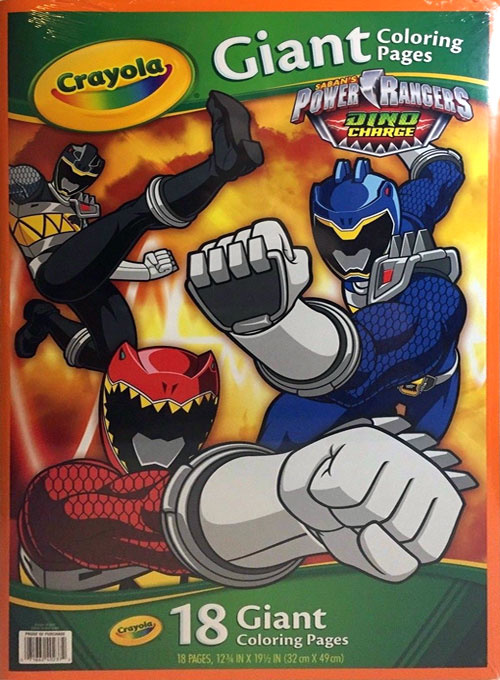 Power rangers dino charge giant coloring pages coloring books at retro reprints