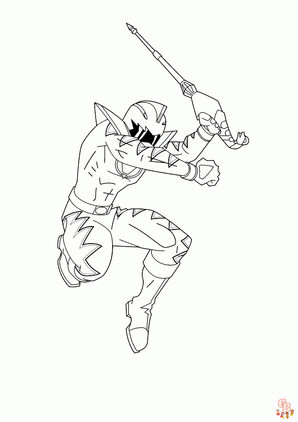 Power rangers coloring pages