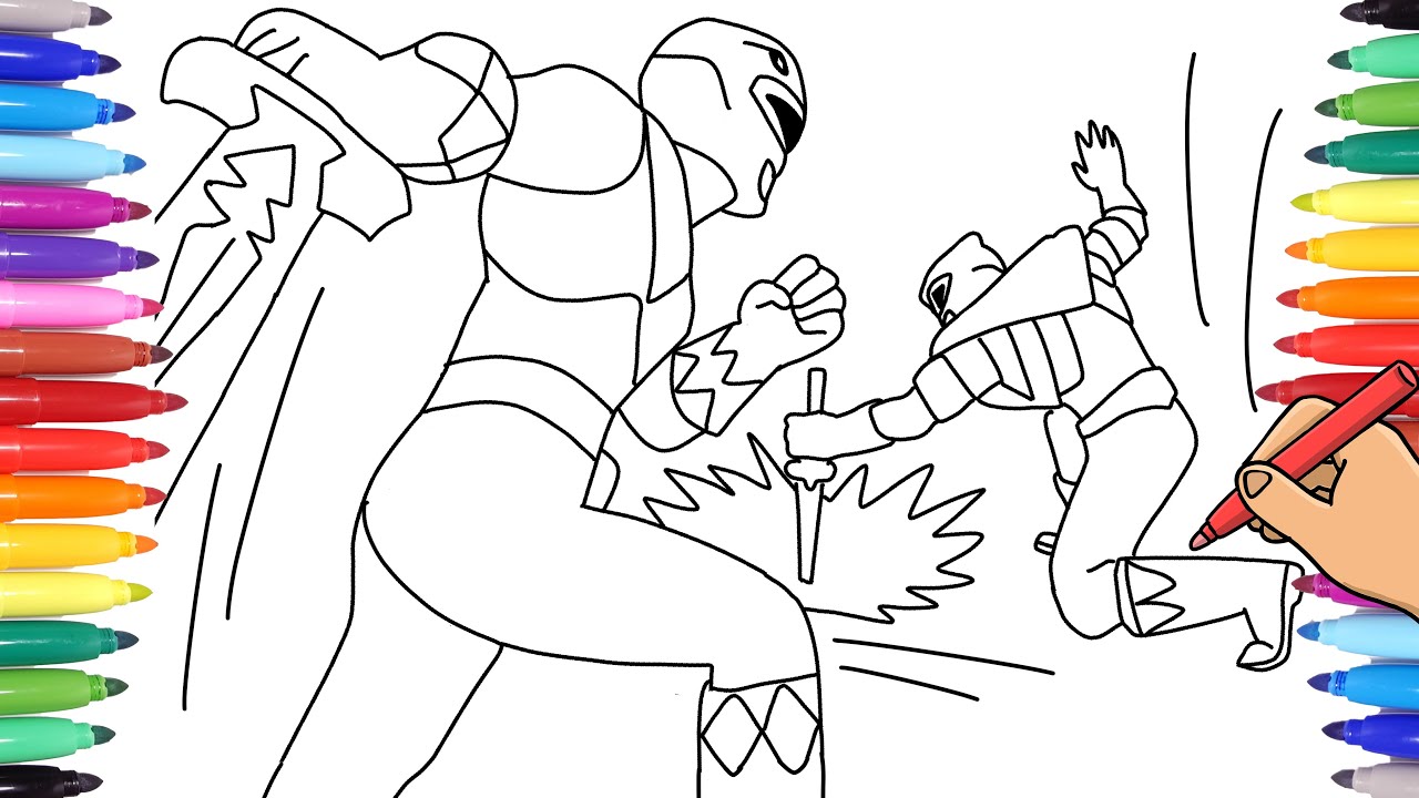Power rangers coloring pages