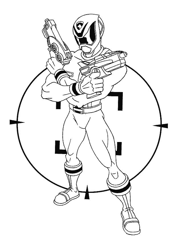 Power rangers coloring pages for kids