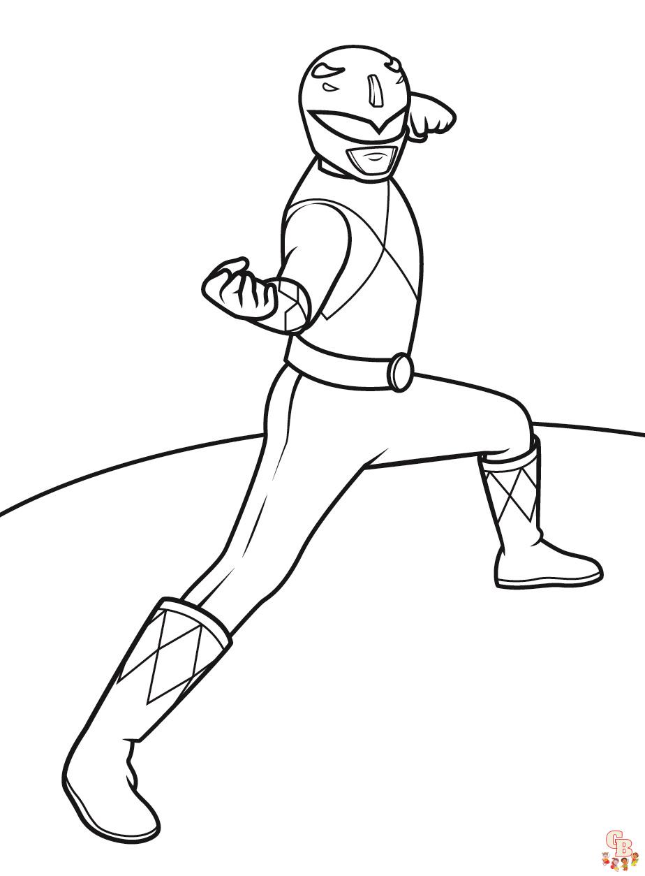 Power rangers coloring pages
