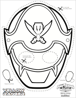 Super mega power rangers printable