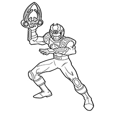 Top free printable power rangers megaforce coloring pages online