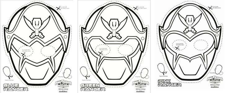 Super mega power rangers printable