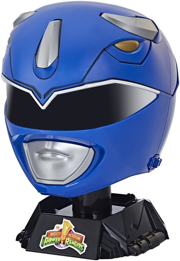 Power rangers lightning collection mighty morphin blue ranger premium collector helmet full