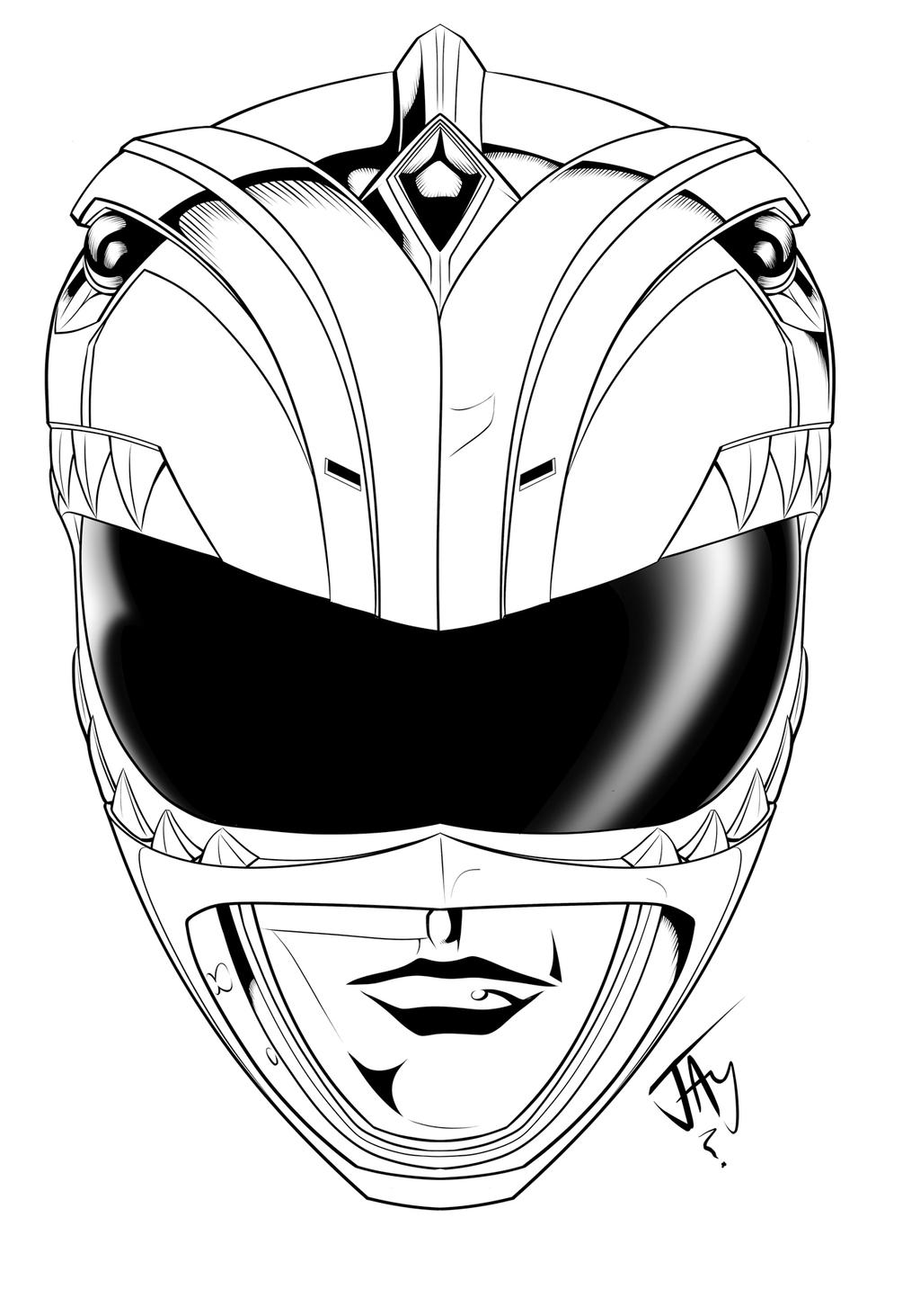 Green ranger helmet by jayodjick on
