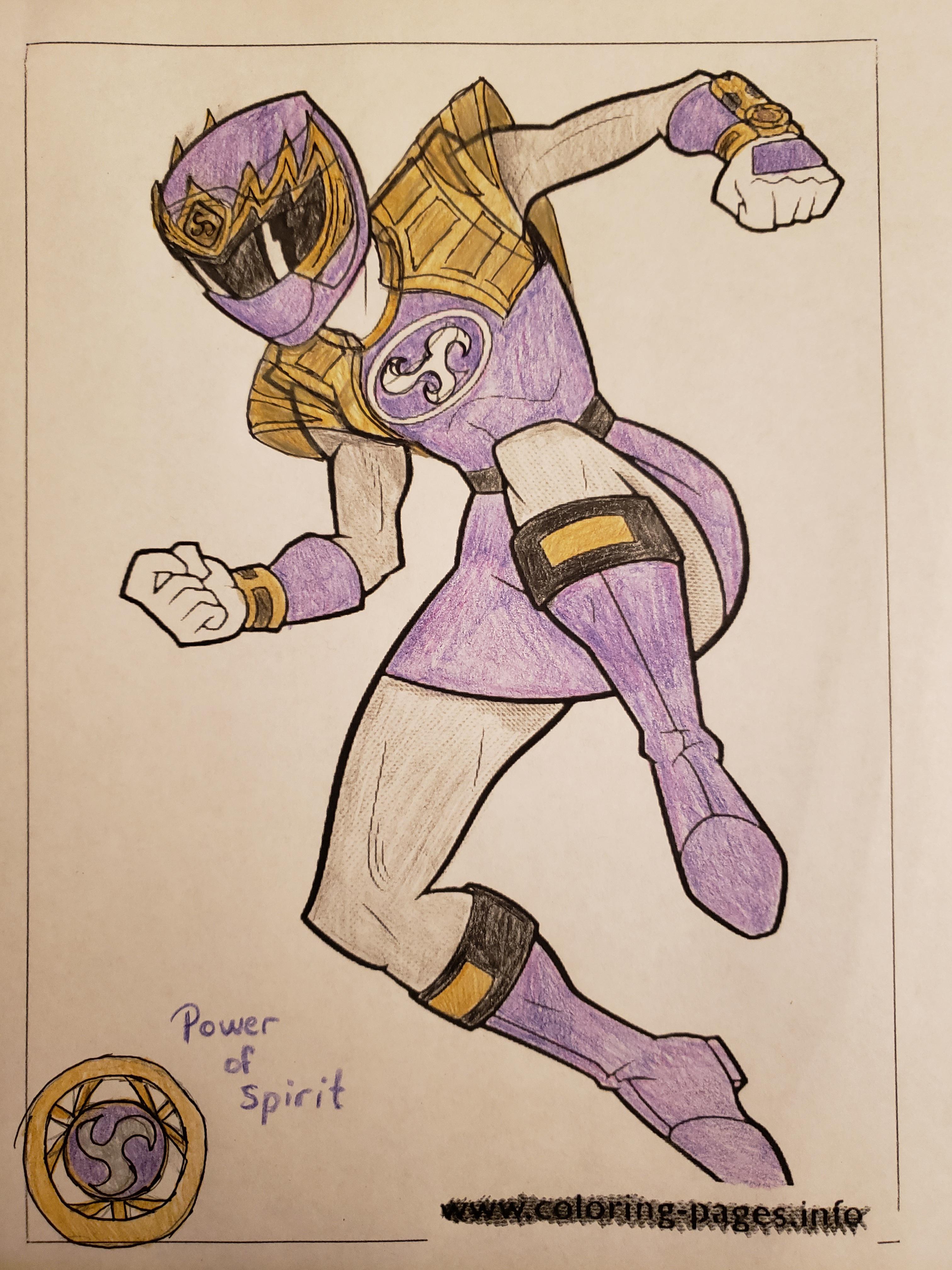Ninja storm original purple ranger design rpowerrangers