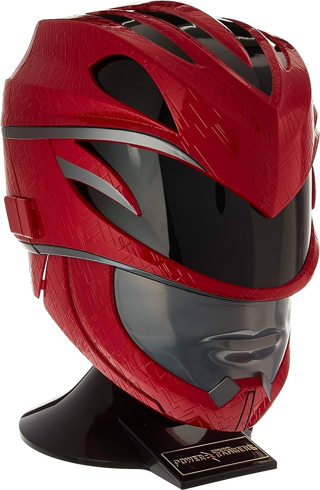 Power rangers movie legacy helmet red toys games