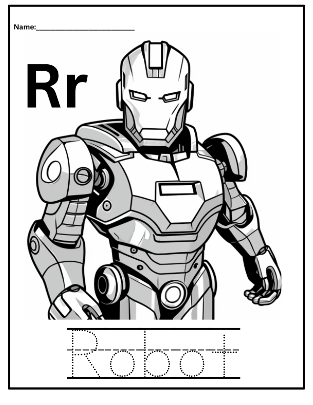 Best robot coloring pages of â