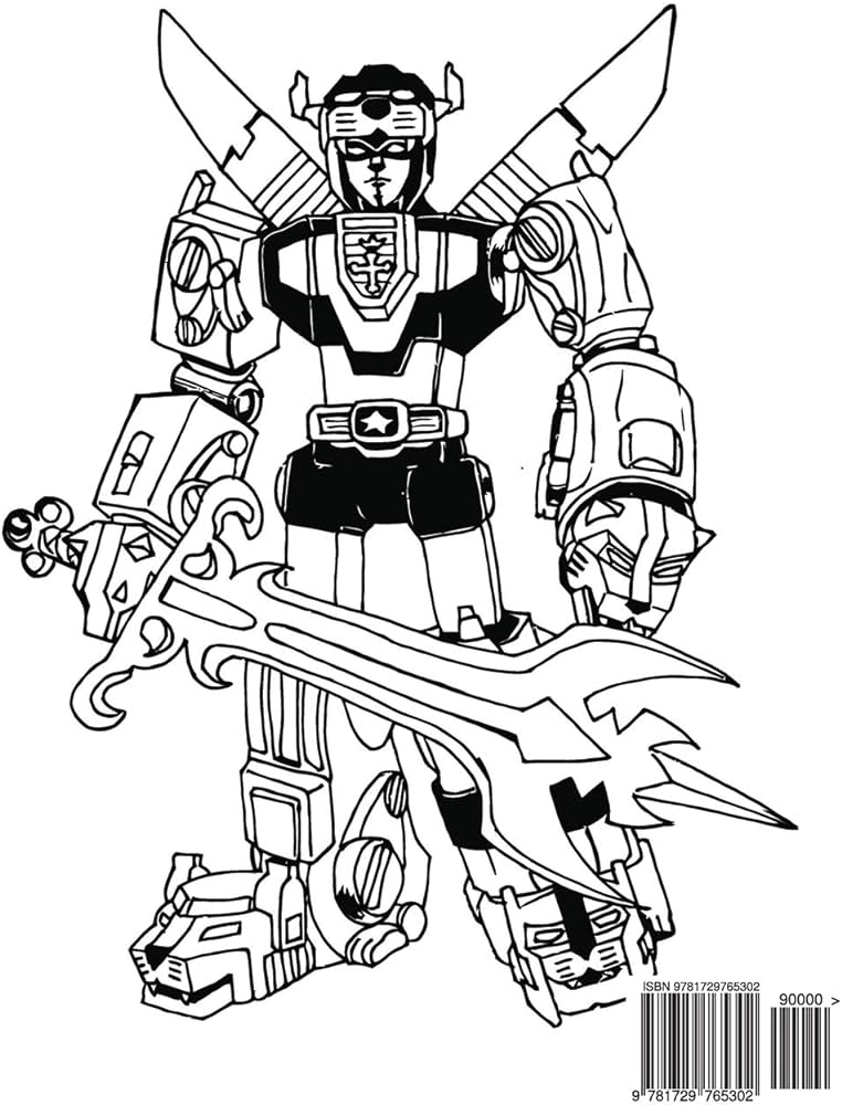 Voltron legendary defender coloring book coloring book for kids and adults activity book with fun easy and relaxing coloring pages by