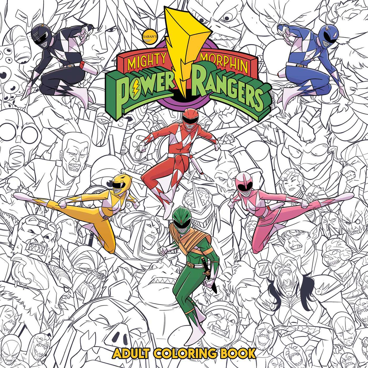 Buy mighty morphin power rangers adult colori in bulk