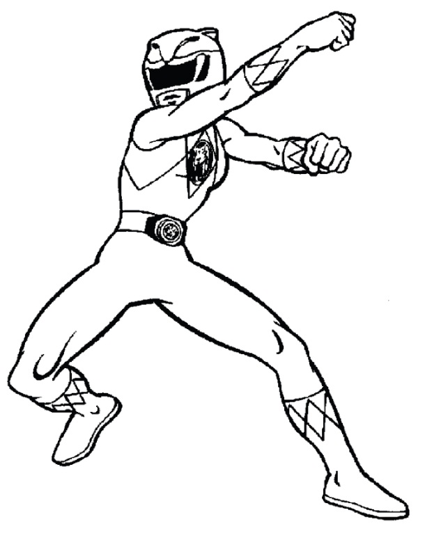 Free printable power rangers coloring pages for kids