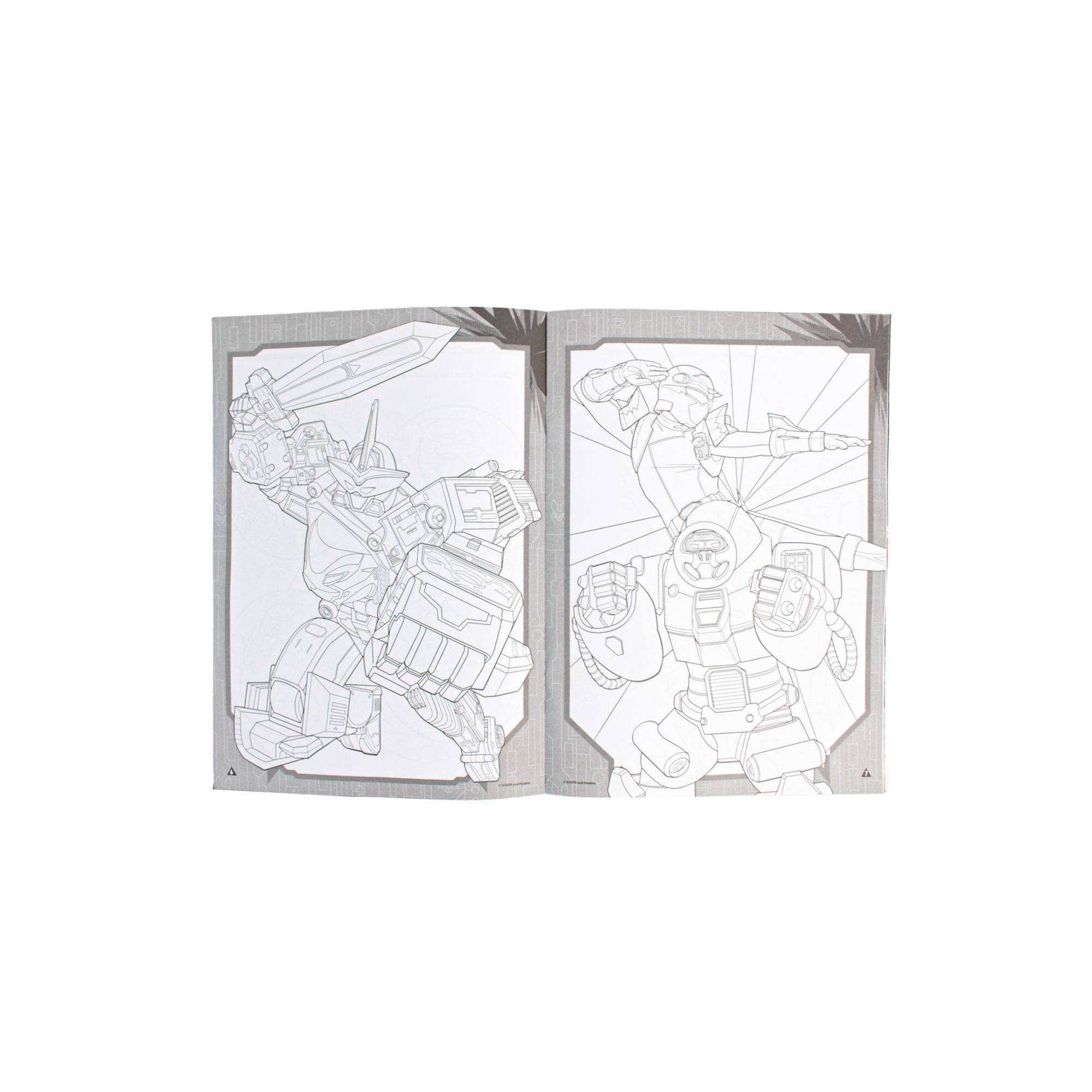Power rangers beast morphers set colouring book with colour pencils free stickers malaysia