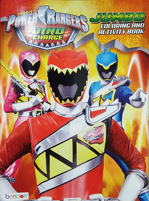 Power rangers dino charge jumbo coloring activity book coloring books at retro reprints