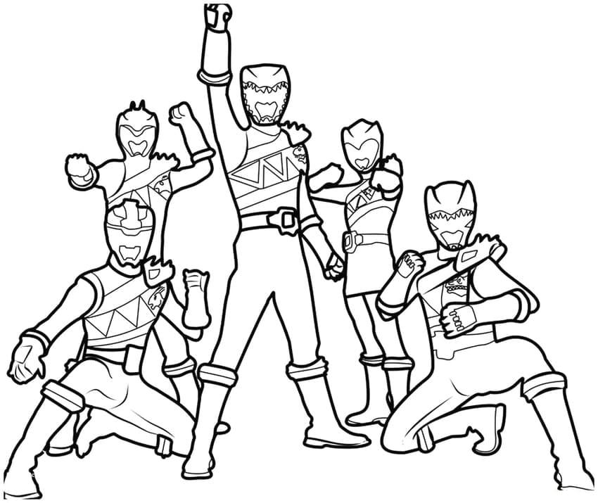 Power rangers coloring pages free printable coloring pages
