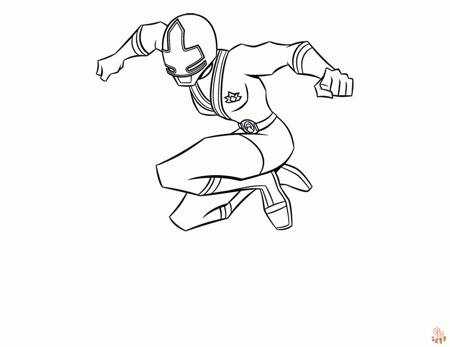Power rangers coloring pages